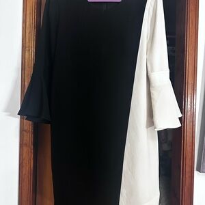 BCBGMaxAzria Black and White Dress